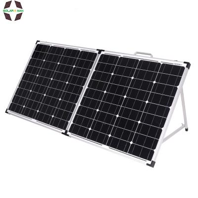 Cina Factory hot selling solar panel 120w mono foldable solar panel foldable for solar panel 156.75mmx156.75mm best price in vendita