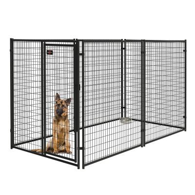 China Welded Wire Mesh Fence Panels Welded Mesh Panels Fence Animal Cages For Breeding Cat Dog Pet Traps For Catching Raccoon Fox Hares for sale