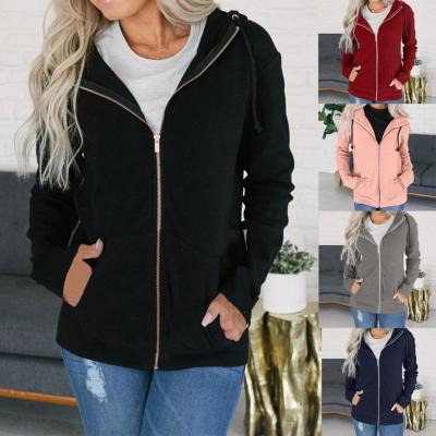 China High Quality Women's Coat Fashion Patchwork ZipUp Hooded Coat Breathable Winter Coats for sale