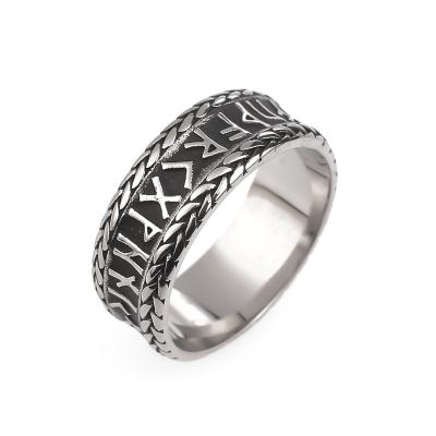 China Viking Jewelrox Viking Jewelry Stainless Viking Rune Ring Viking Steel Ring for sale