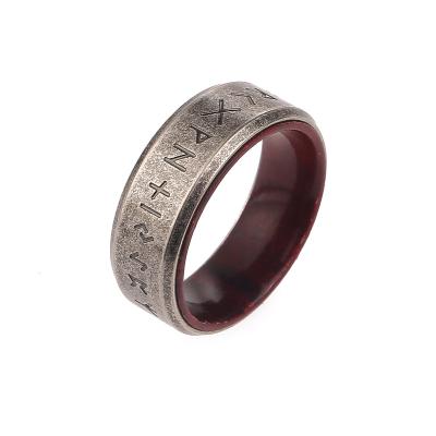 China Viking Jewelrox Viking Jewelry Stainless Viking Rune Ring Viking Steel Ring for sale