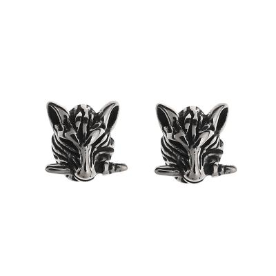 China Viking Jewelrox Viking Jewelry Stainless Viking Wolf Earrings Viking Earrings in steel for sale