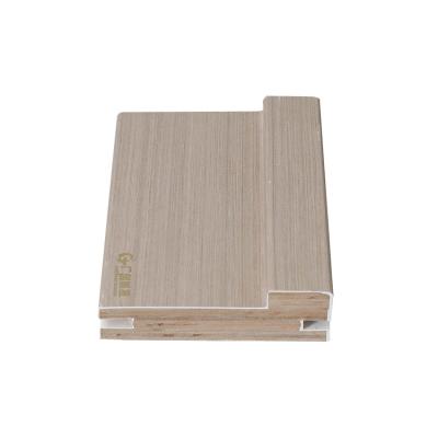 China High Quality Sound Insulation Wooden Door Frame Modern Style Customized To Finish Painted Veneer Wooden Jamb for sale