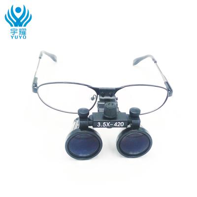 China Adjustable 3.5x Dentistry Magnifying Glass Dental Surgical Medical Loupes On Sale for sale