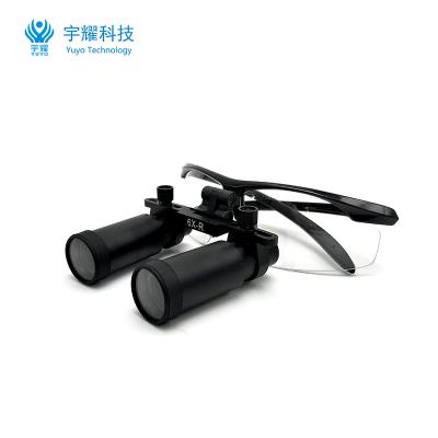 China Plastic High Magnification 6X Surgeon Magnifier Doctor Surgical Operation Dental Magnifying Dentist Loupe for sale