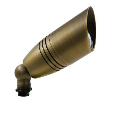 China ETL Certificate 12V AC/DC Antique Outdoor Light Brass LED Spike Light Garden Light IP65 MR16/GU10 for sale