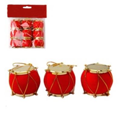 China Wholesale Christmas Tree Decoration Christmas Tree Decorations Pendant Trinkets Drum Package for sale