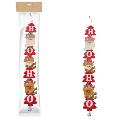 China Christmas Decoration Santa Claus Christmas Element Combination Long Pendant for sale