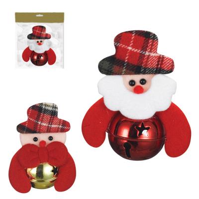 China Christmas Tree Decorations Props Christmas Tree Hanging Doll Small With Jingle Bell Santa Claus Snowman Christmas Gift for sale