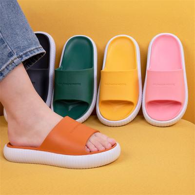 China Trend New Fashion EVA Slippers Women Bathroom Shoes Slips Home Men Softly Indoor Anti-skid Summer Household Bath Sandals Slippers for sale