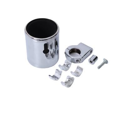 China Universal 22-32mm handlebar 22mm 25mm handlebar bottle bracket for harley touring CVO universal dyna softail escape drink cup holder for sale