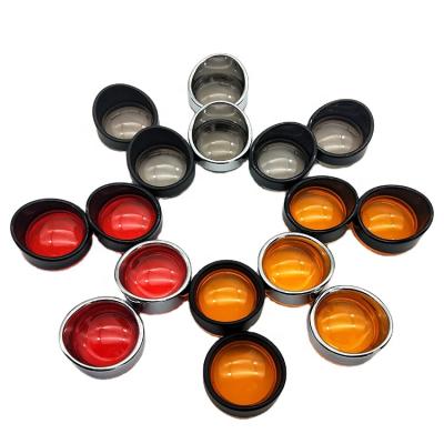 China ABS Plastic Motorcycle Smoke Turn Signal Light Indicator Lens Cover For Harley Sportsters 883 V-Stem 1200 X48 Dyna 1985-2020 for sale