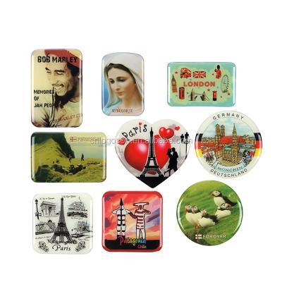 China Fashional/Classic High Quality Custom Metal Souvenir Logoson Design PVC Sheet Rubber Fridge Magnets Tinplate for sale