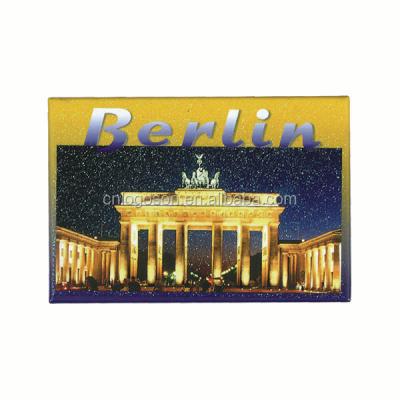 China Wholesale Custom Germany Berlin Designs Vintage Tinplate Magnet Fridge Magnet for sale