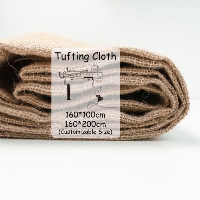 China Natural Environmental Friendly Products Wholesale 14 CT 100% Natural Burlap Fabric Jute Fabric for sale