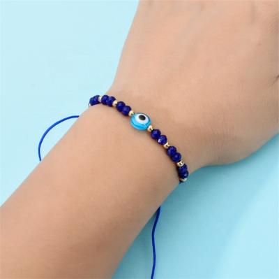 China Fashion Lucky Knotted Braided Rope Bracelet Jam 12 Pieces/Eye Bracelet Set Wholesale Bracelet For Woman for sale