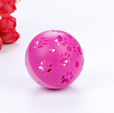 China Viable Funny Kitten Play Ball With Jingle Bell Pounce Chase Rattle Toy Cat Chew for sale