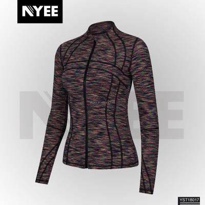 China 2018 Antibacterial Hot Sale OEM Gym Tops /Gym Jacket For Women With Breathable Quick Wicking Active Fabric for sale