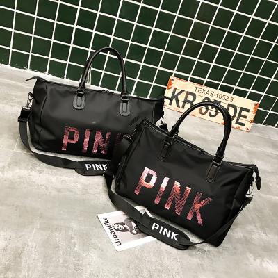 China Fashion color women's gym bag fitness travel handbag outdoor separate space for shoes bag sports women's bag for sale