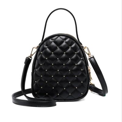 China PU ladies bag 2021 famous designer brands pu women handbag fashionable and exquisite cross-body handheld bag for sale