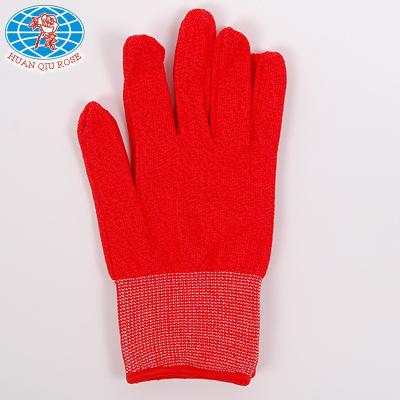 China 13G HPPE Anti-Slip Fiber Knit Safety Cut Resistant Working Glove Cut Level 5 HPPE Fiber Knitted Gloves for sale