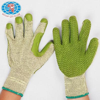 China Light Industry Guantes De Trabajo Pesado Non Slip Latex Safety Coated Gloves for sale