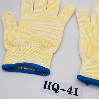 China Anti-Slip Black Cotton Hand Gloves Occupational Safety Working for sale