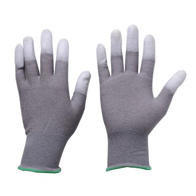 China Antistatic Glove High Quality PU Coated Glove PU Finger Coated Glove Antistatic Glove for sale