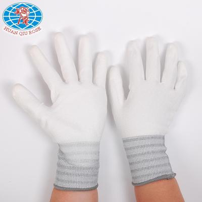 China Anti-Slip PU Coated Industrial Working Gloves PU Coating ESD Glove For Factory Use for sale