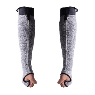 China Light Industry HPPE Fiber Knit Cut Resistant Oversleeve Arm Protection Sleeve Extreme Heat Resistance Cut Resistant Anti Knife for sale