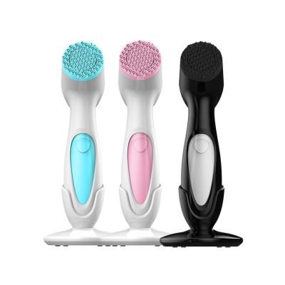 China DEEP CLEANSING Silicon Sonic Rotate Vibration Facial Cleansing Brush 2021 Upgrade Smart 4D Dynamic Waterproof 160*43*43mm Yes, Support 1500mah for sale