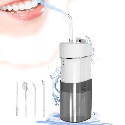 China Portable Cordless Advanced Water Flosser 180ml Zippered Oral Mini Car Waterpoof Cleaner for sale