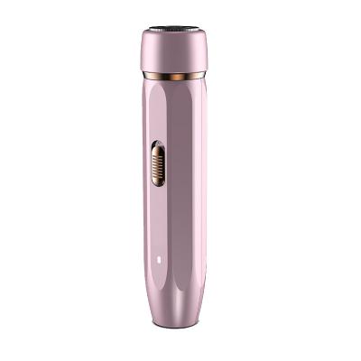 China 2021 New Design Car Small Portable Lady Eyebrow Shaver Electric Face Hair Remover For Women for sale