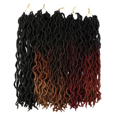 China Cheap Deep Straight Gypsy Dreadlocks Hair Synthetic Ombre Crochet Hair Ombre Water Wave Prices Premium Crochet Hair For Women And Afro Men for sale