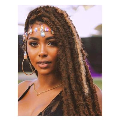 China Wholesale Marley Braid Private Label 85G Prelooped Kinky Dreadlocks Surf Accessories Water Wave Faux Locs Crochet Afro Marley Kinky Braid for sale