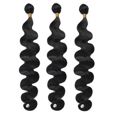 China Amir Wholesale Free Sample Synthetic Cheap Body Wave High Temperature Fiber 613 Raw Virgin Brazilian Body Wave Hair Bundles for sale