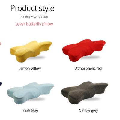 China Anti dust mites sleep butterfly-shaped special repair bachelor package Jin vertebra rich non-patient treatment neck pillow for sale