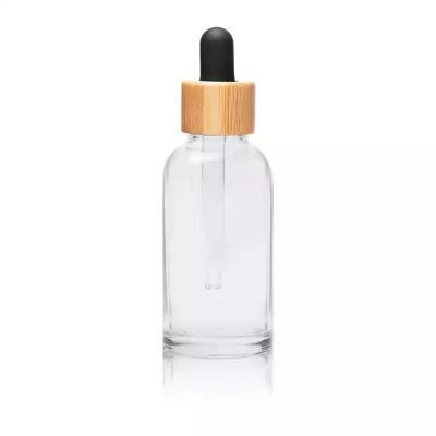 China Factory Clear Essential Oil Bottle Glass Cosmetic Dropper Bottle 5ml 10ml 15ml 20ml 30ml 50ml 100ml for sale