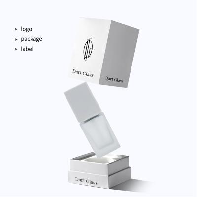 China 15ml 20ml 30ml 35ml Eco Friendly Custom Face Body Neo Hair Frosted Square Shape Lotion Bottle With Lotion Pump for sale