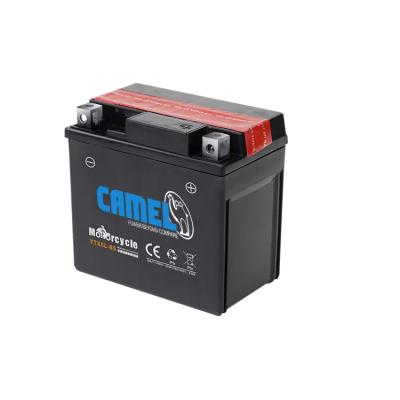 China Camel YTX5L-BS Engine Battery Motorcycle Jump Starter 12v Lead Acid Battery For BMW Haojue Lifan 02 (E10) for sale