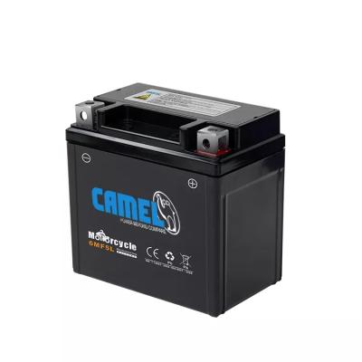 China Camel 6MF5L Vrla Starter Lead Acid Battery For Victory Kawasaki Suzuki 02 (E10) for sale