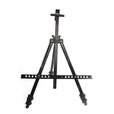 China Aluminum Painting Tripod Art Easel Metal Watercolor Easel Painting Tripod Display Folding Easel Portable Telescope Stand for sale