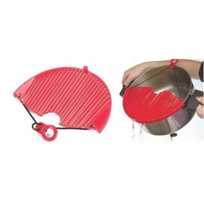 China Hot-selling Sustainable Kitchen Pot Pan Basket Multi-Function Top Strainer Plastic Drain Basket for sale