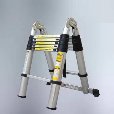 China Multi purpose telescopic good quality portable foldable house ladders engineering work ladder lightweight extension ladder for sale