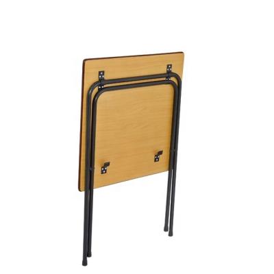 China Cheap Collapsible Folding MDF School Desk Table For Home, Kitchen Or Restaurant for sale