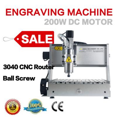 China 3040 mini cnc wood engraving milling carving and cutting machine wood design diy router for sale for sale