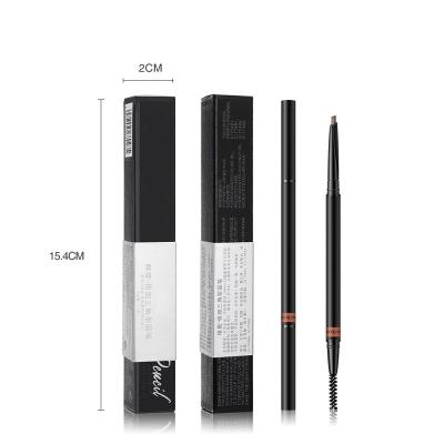 China Long Lasting Waterproof Oval Mist Eyebrow Pencil Waterproof Natural Color No Fade Eyebrow Beginners Eyebrow Brush OEM for sale