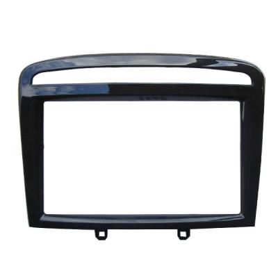 China ABS Yelew YE-PE 005 Inner Fascia Frame For PEUGEOT 408, 2DIN Car Audio Radio Refurbishment Panel 2013 for sale