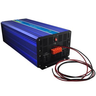 China Home YM-C5000W Solar Power System Converter 5kw 5000w Pure Sine Wave Inverter 15a Fast Charging AC Plug 220v 50hz 110v 60hz for sale