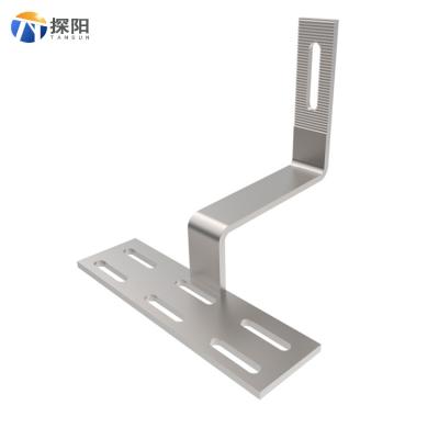 China Agriculture ; Industrial; House ; Bowei Commercial Manufacture Factory Adjustable Solar Sheet Metal Tilt Panel Brackets System Frames Roof Hook for sale